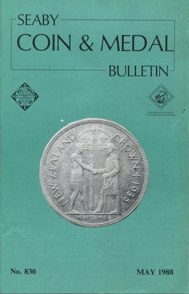 Seaby Seaby's Coin & Medal Bulletin, May 1988 - RP Coins